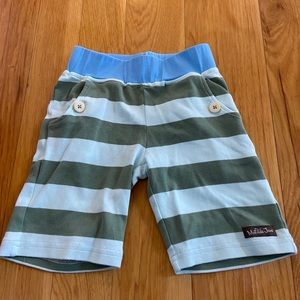 Matilda Jane striped Bermuda shorts. Unisex